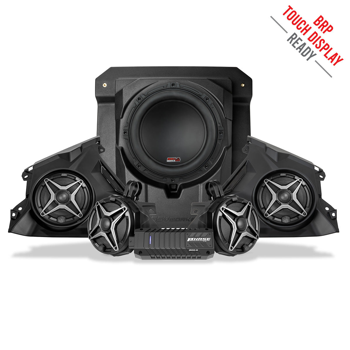2024-2025 Can-Am® Maverick R, Phase-4 A-Spec 800watt 5-Speaker