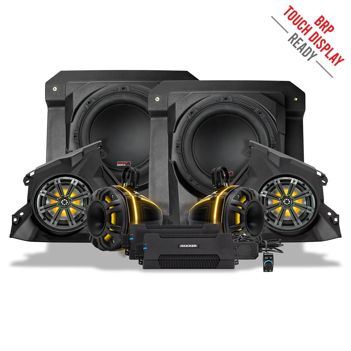 2024-2025 Can-Am® Maverick R, Phase-6 K-Spec 1650watt 6-Speaker