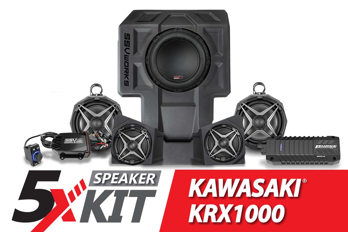 2020-2024 Kawasaki KRX1000 2-Seater Phase X 5-Speaker SSV Works