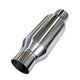 Bottle Style Resonator - 3.000" Inlet/Outlet x 12" Long - 304 Stainless