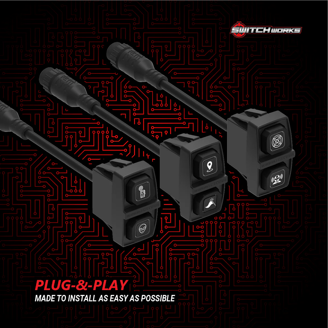 Switch Works - Sierra6 6-Output 3-Rocker Electronic Accessory