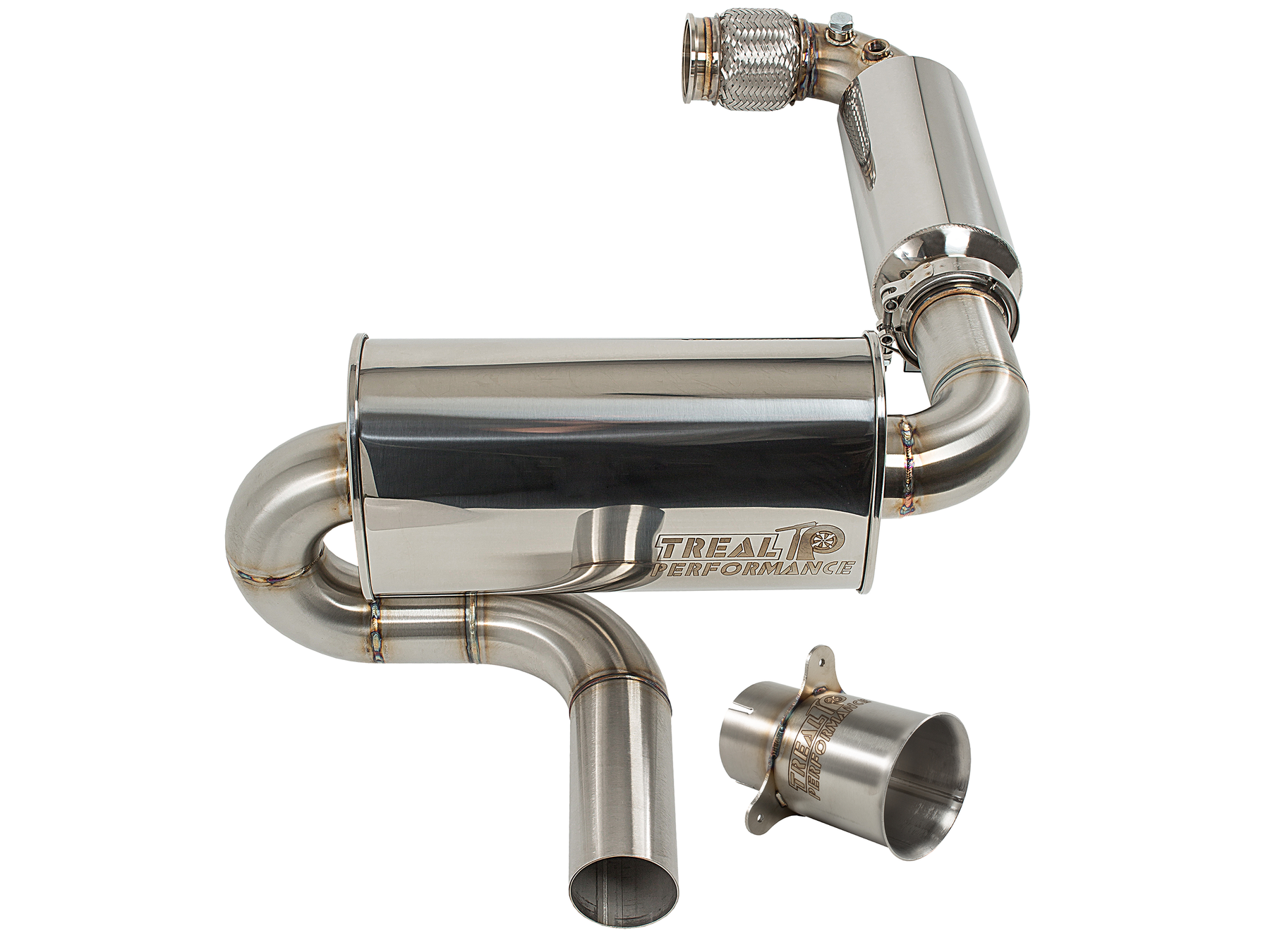 洋楽 Treal 2017-2026 Can Am Maverick X3 Quiet Trail Exhaust System – Treal