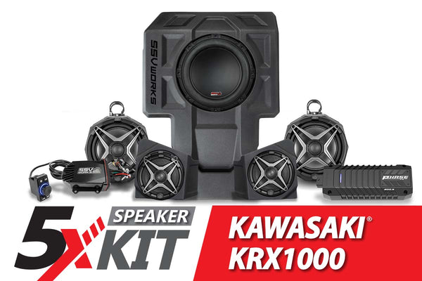 Ｋ 2020-2024 Kawasaki KRX1000 2-Seater Phase X 5-Speaker SSV Works